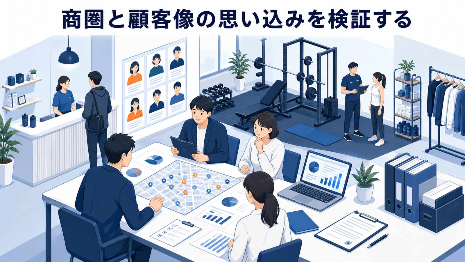 商圏と顧客像の思い込みを検証する