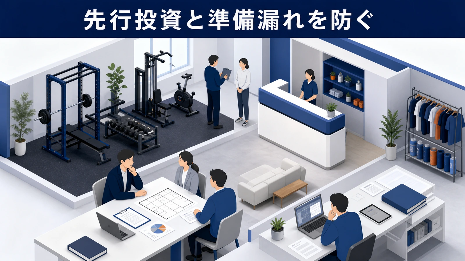 先行投資と準備漏れを防ぐ