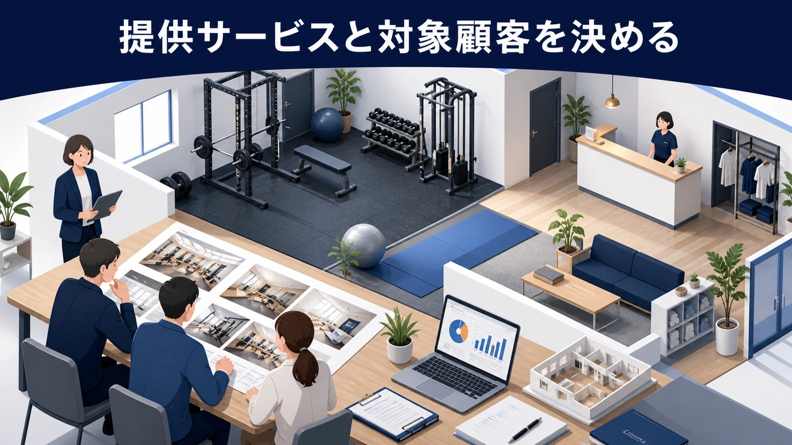 提供サービスと対象顧客を決める