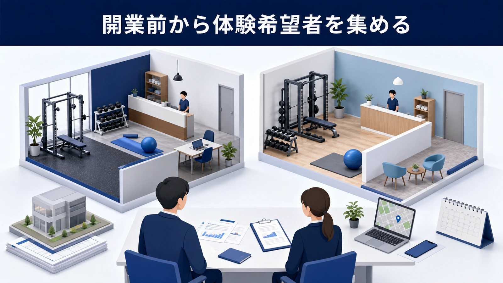 開業前から体験希望者を集める