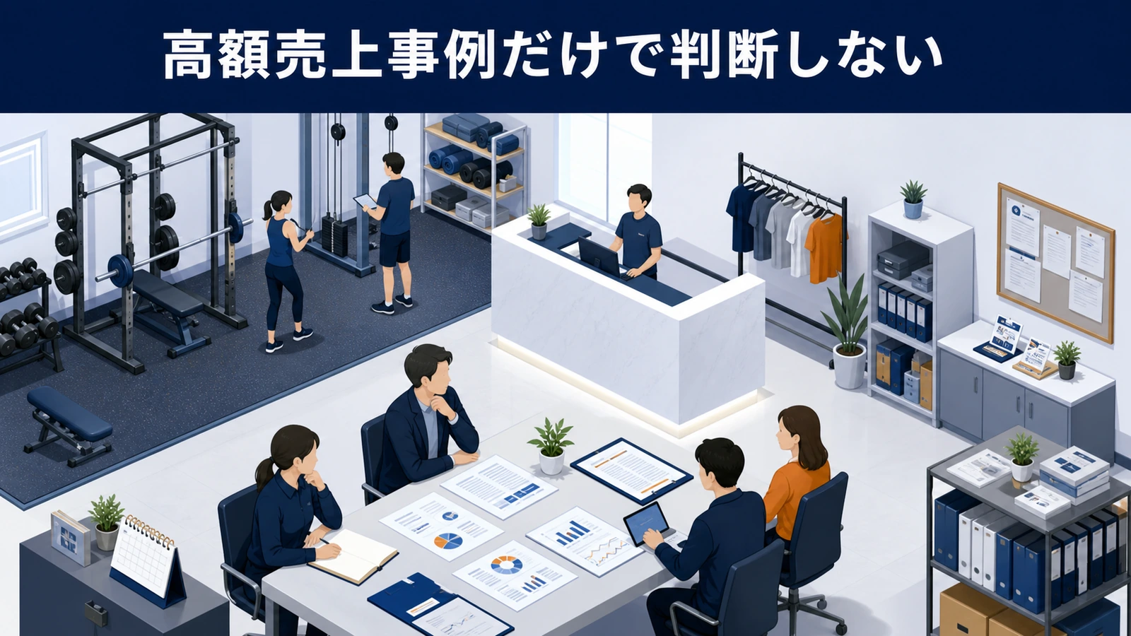 高額売上事例だけで判断しない