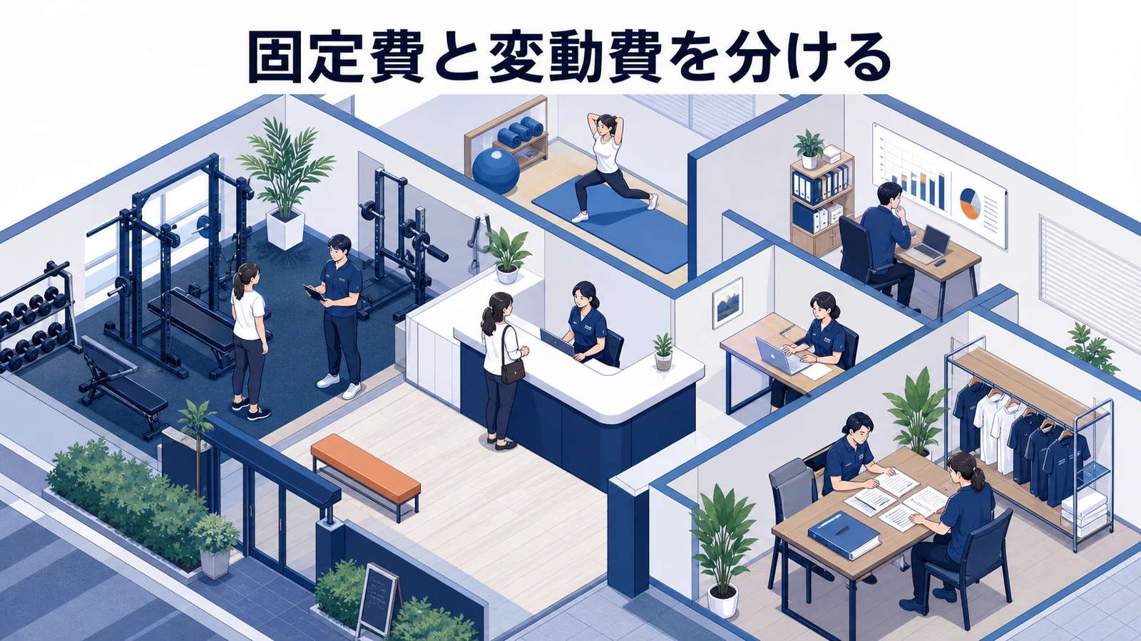 固定費と変動費を分ける