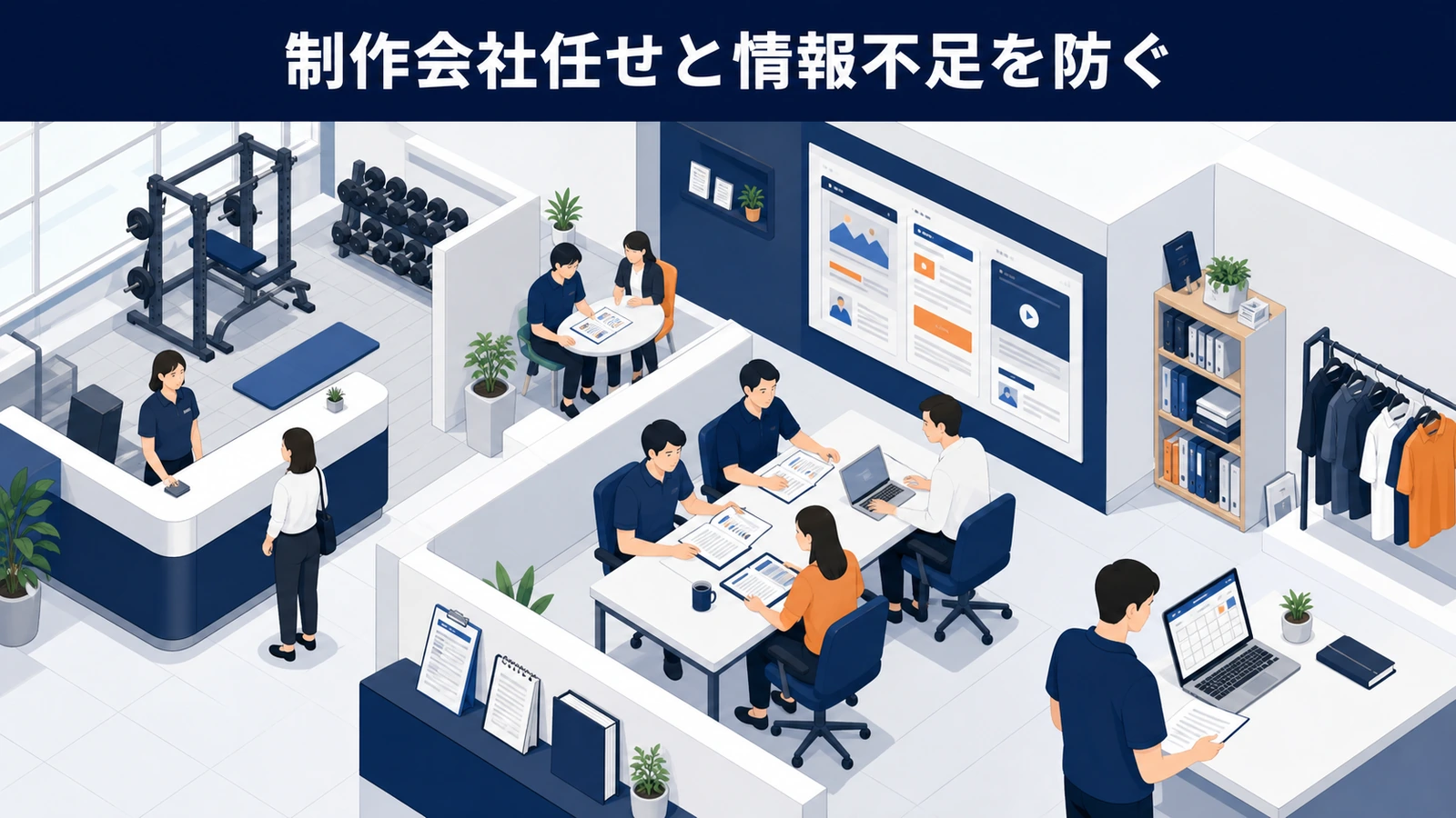制作会社任せと情報不足を防ぐ