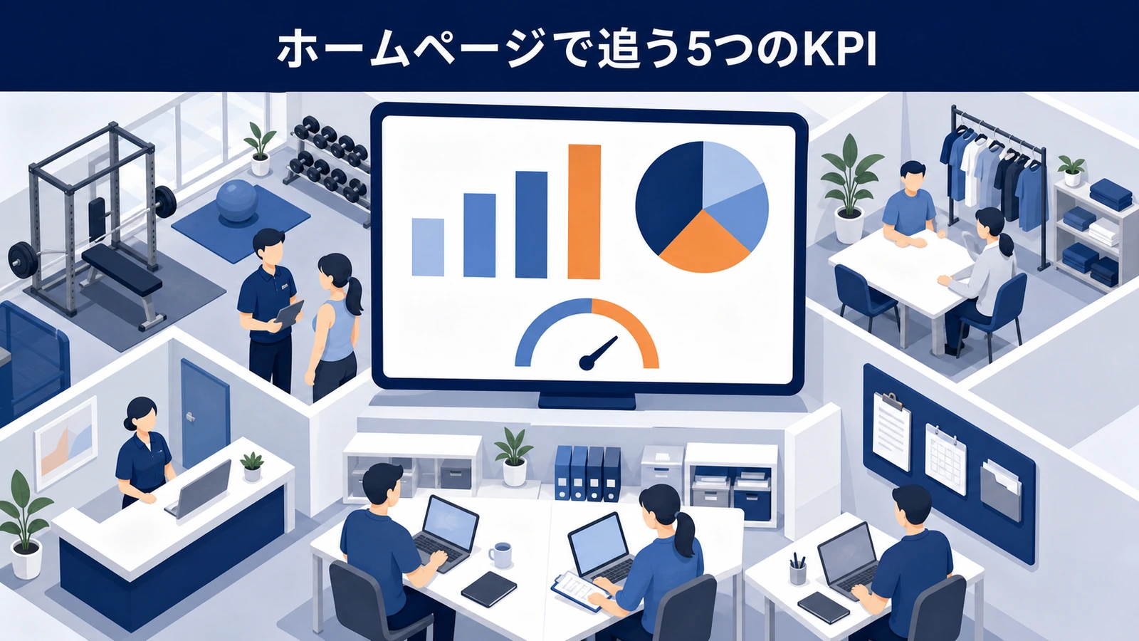 ホームページで追う5つのKPI