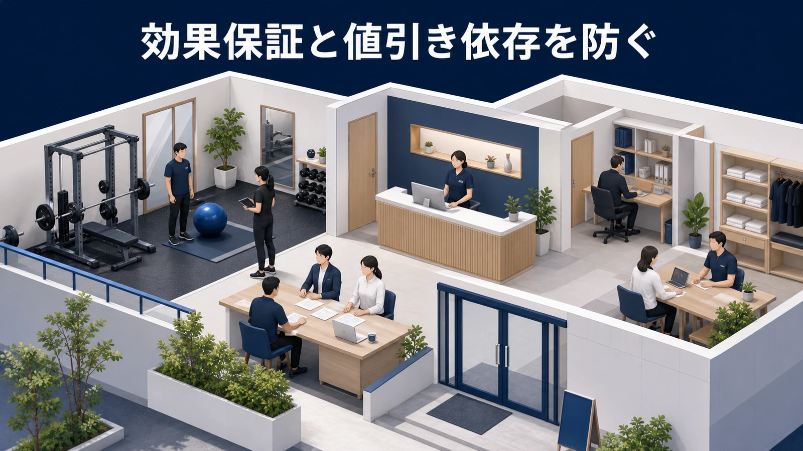 効果保証と値引き依存を防ぐ