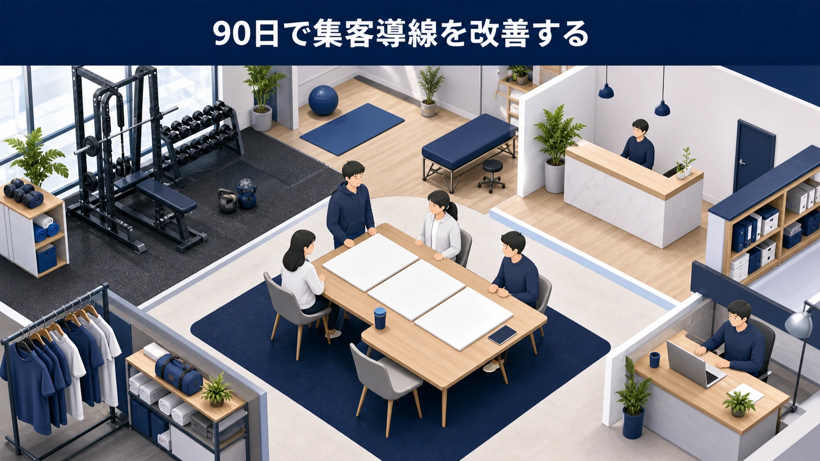 90日で集客導線を改善する