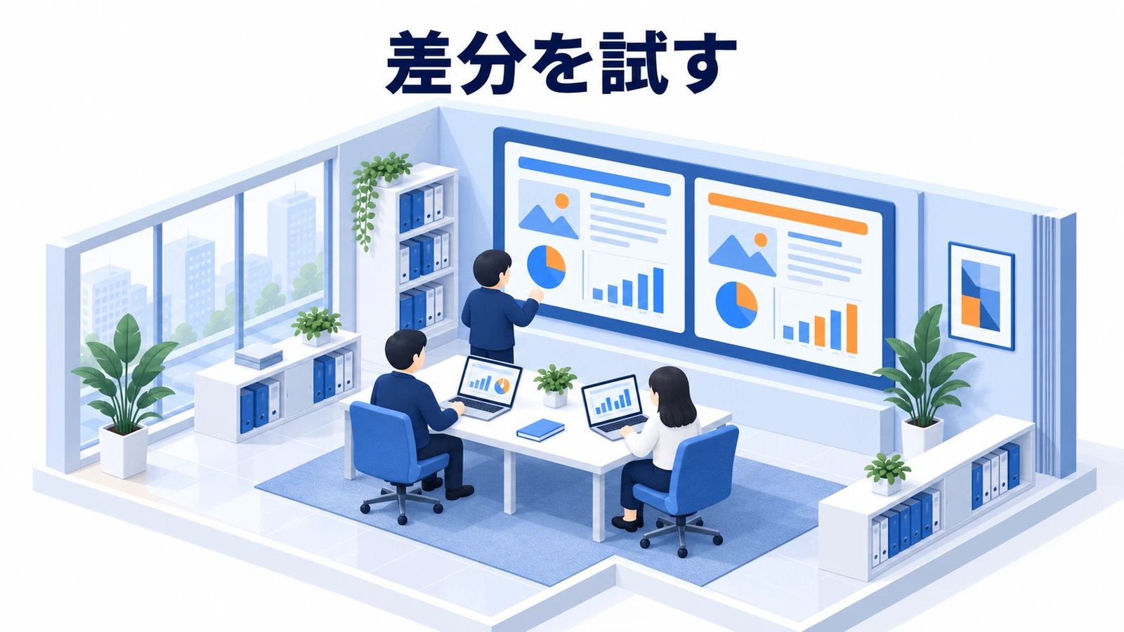差分を試す
