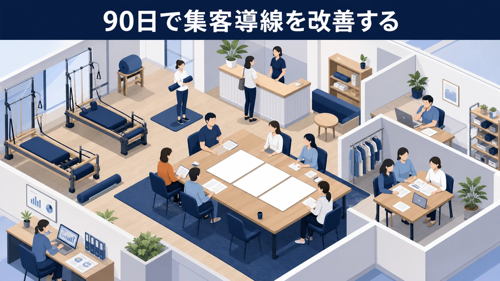 90日で集客導線を改善する