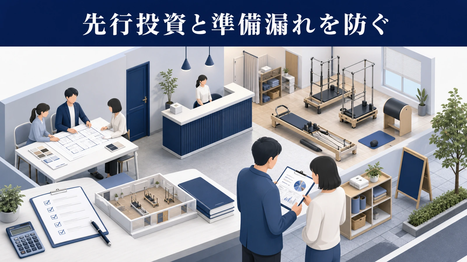 先行投資と準備漏れを防ぐ