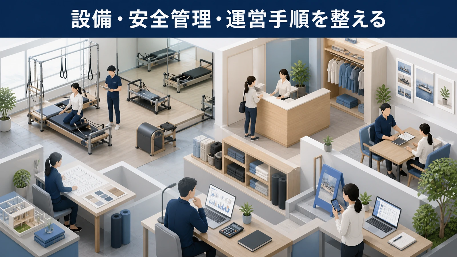 設備・安全管理・運営手順を整える