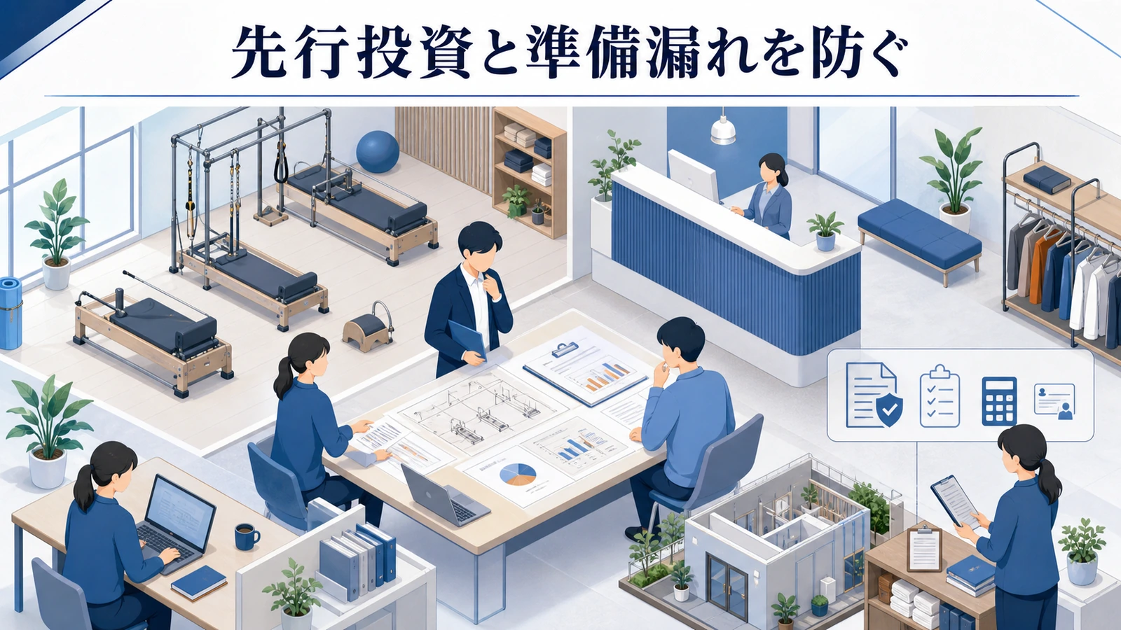 先行投資と準備漏れを防ぐ