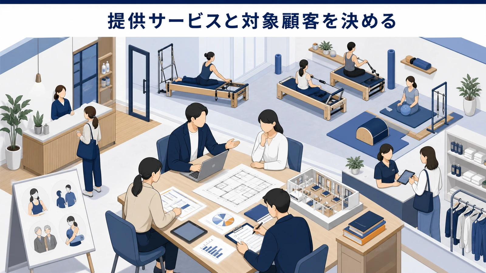 提供サービスと対象顧客を決める