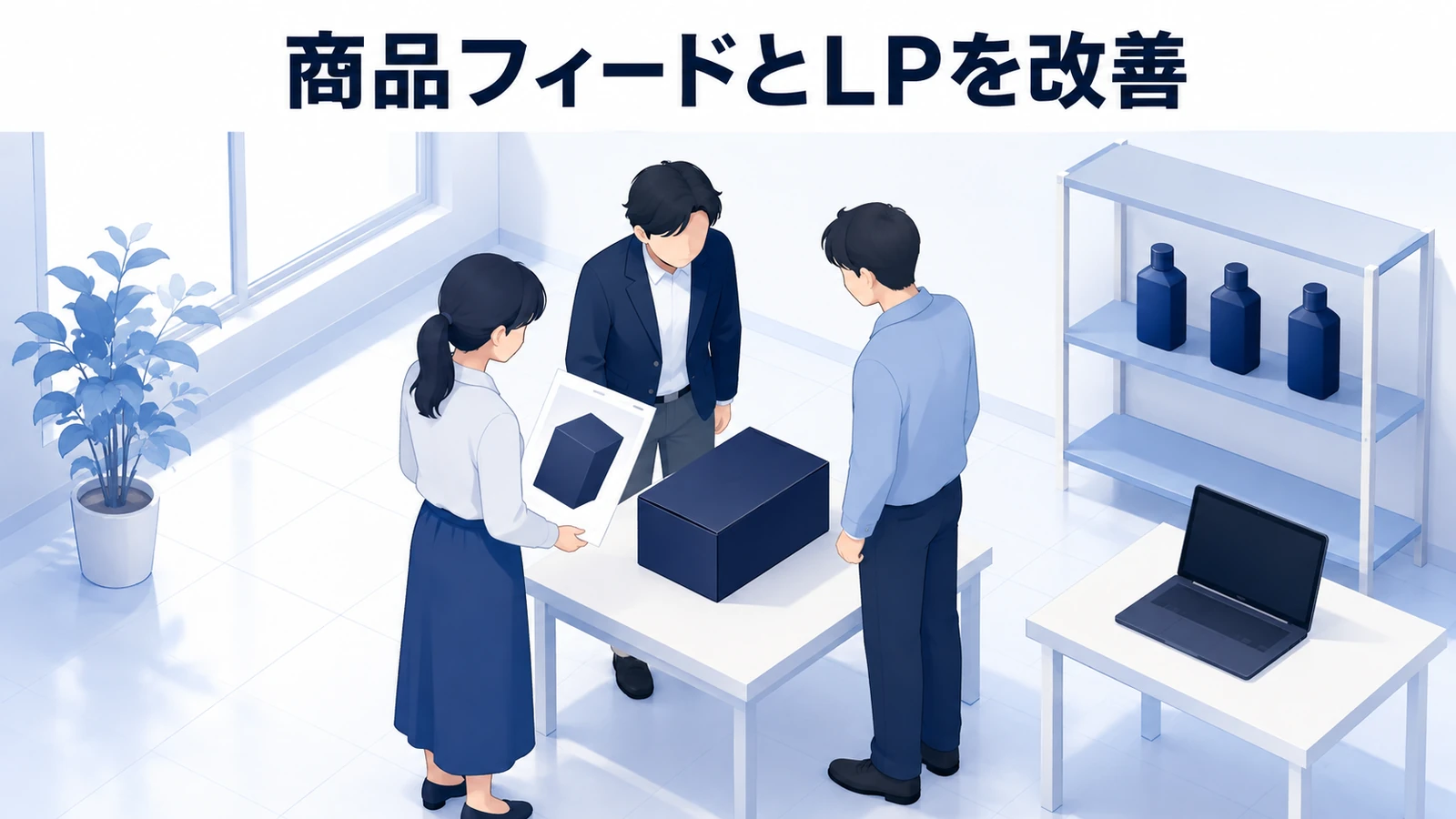 P-MAXの商品フィードとLP改善