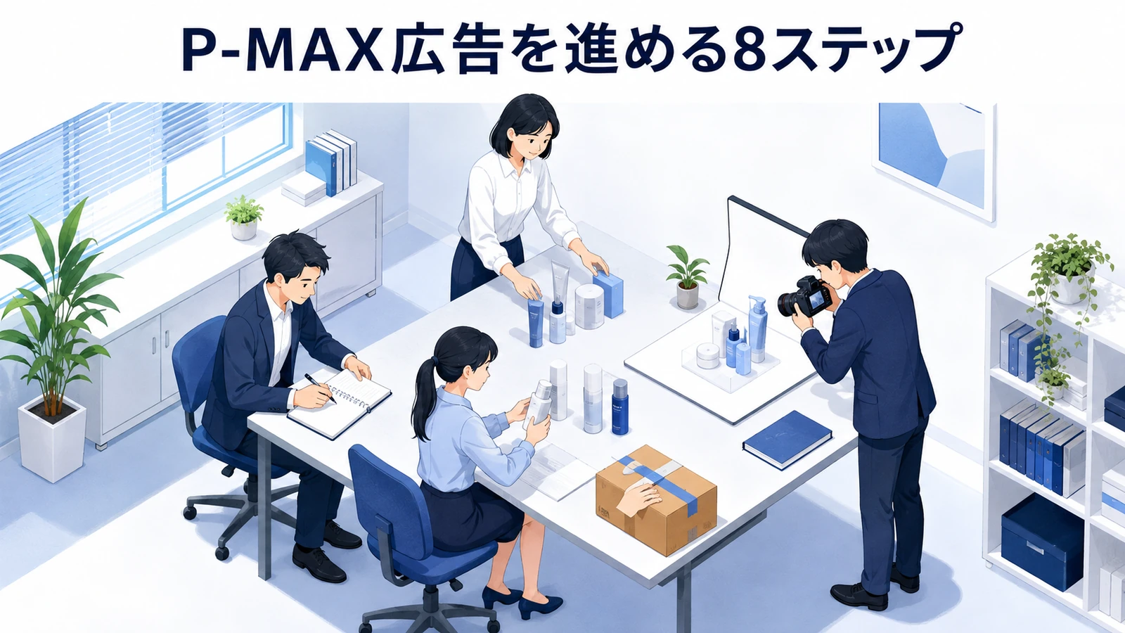 P-MAX広告を進める8ステップ