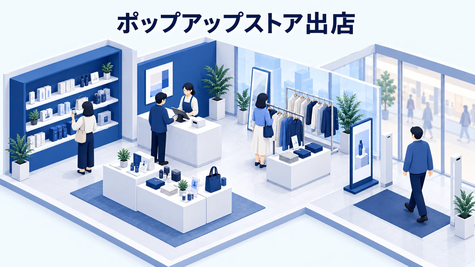 ポップアップストア出店を整理するImage 2.0図解