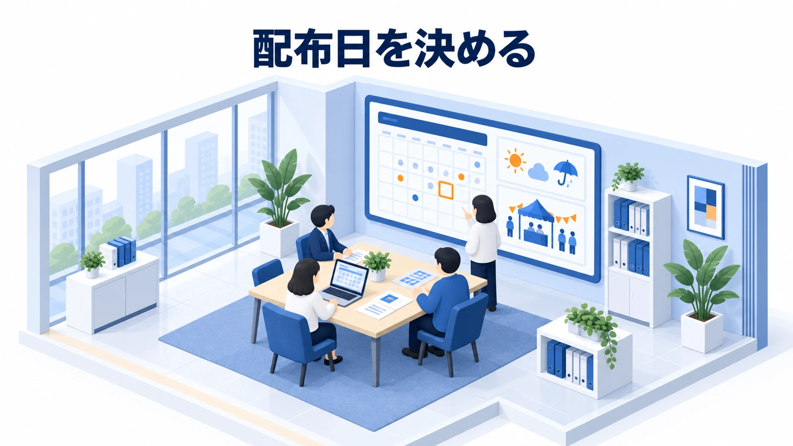 配布日を決める