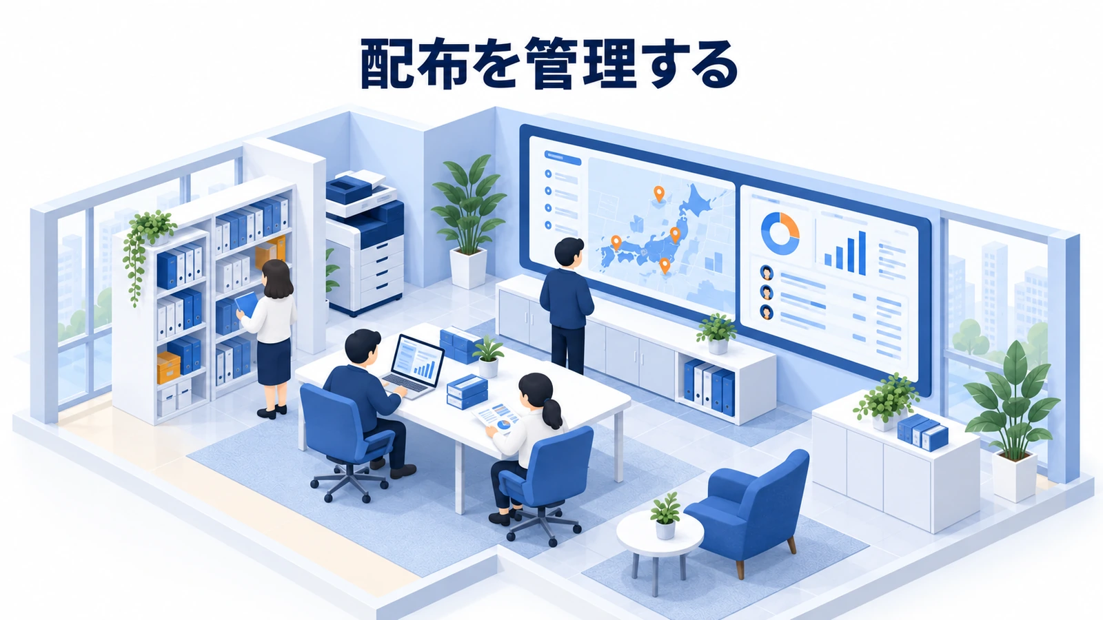 配布を管理する
