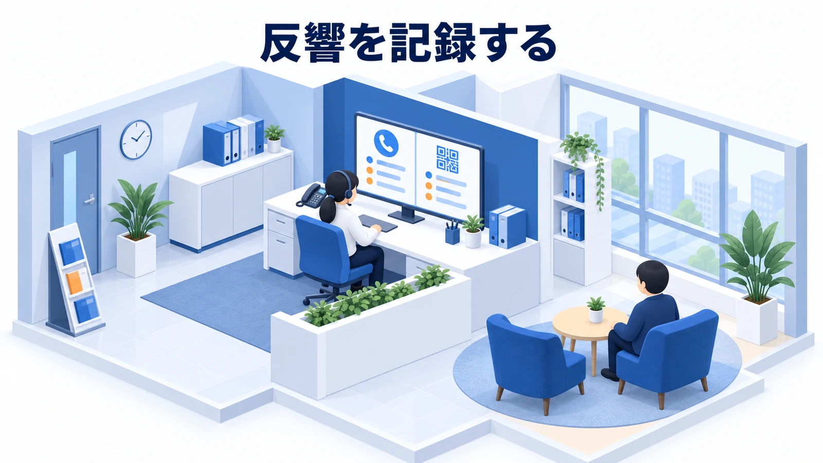 反響を記録する