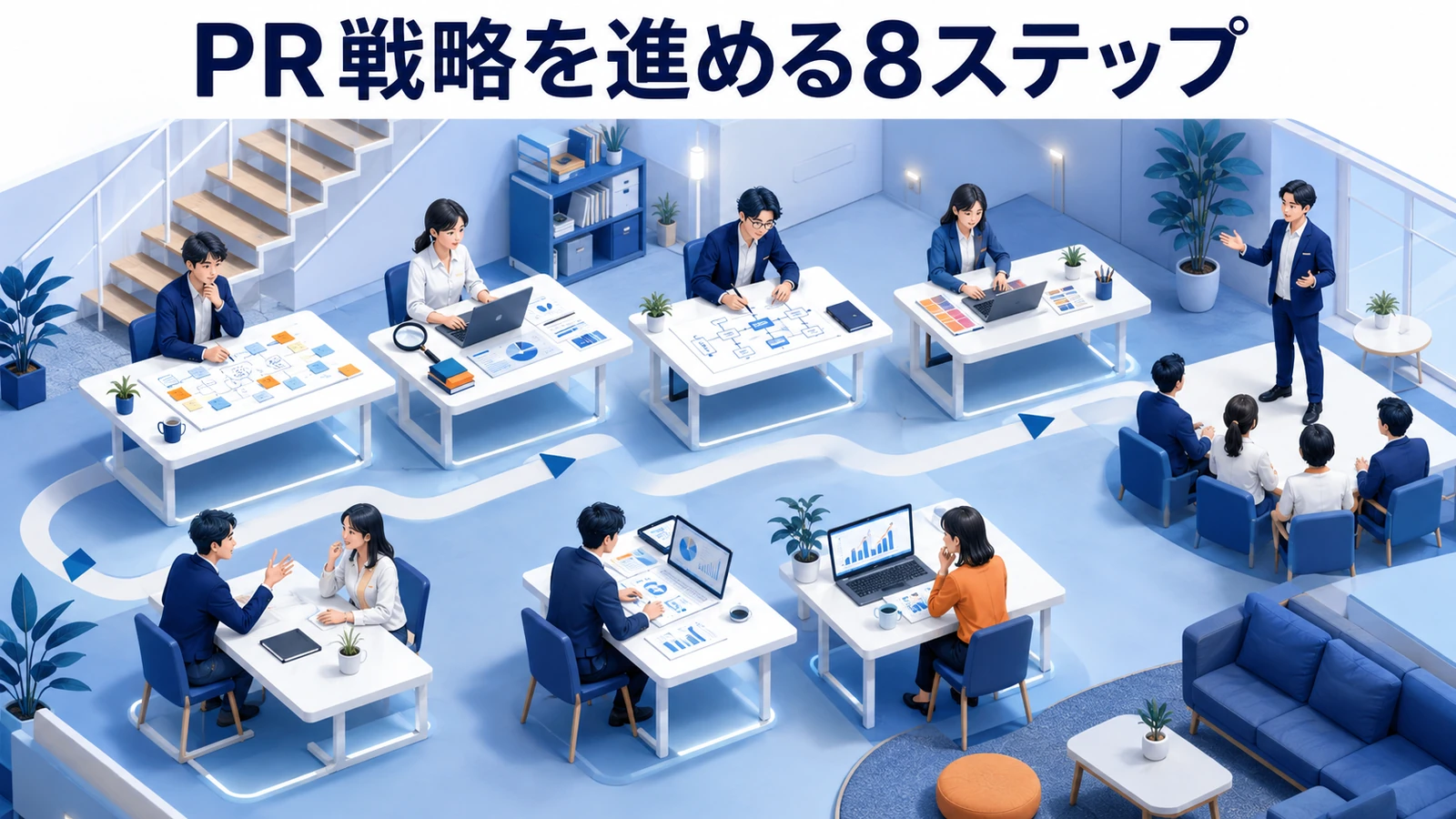 PR戦略を進める8ステップ