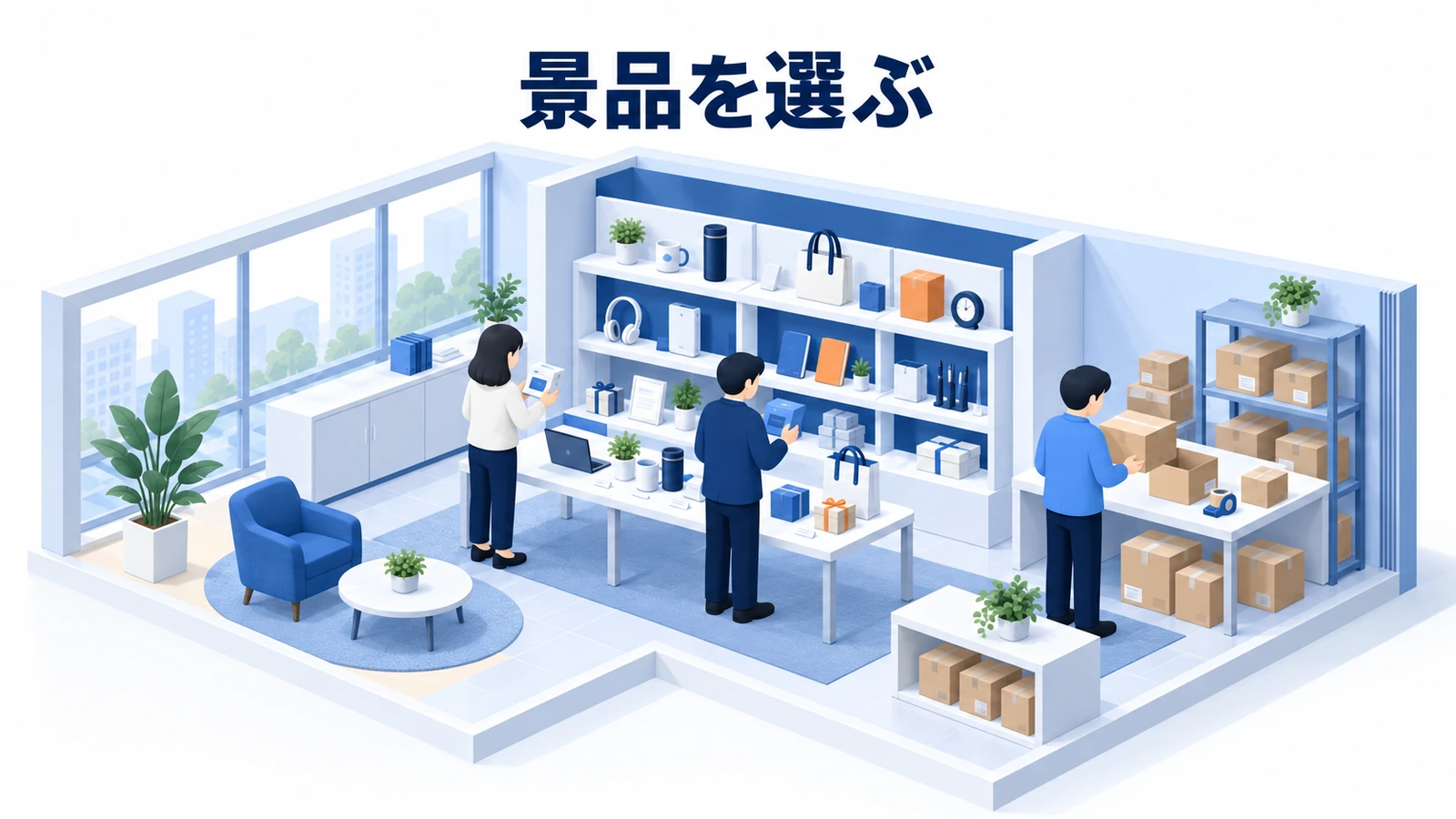 景品を選ぶ