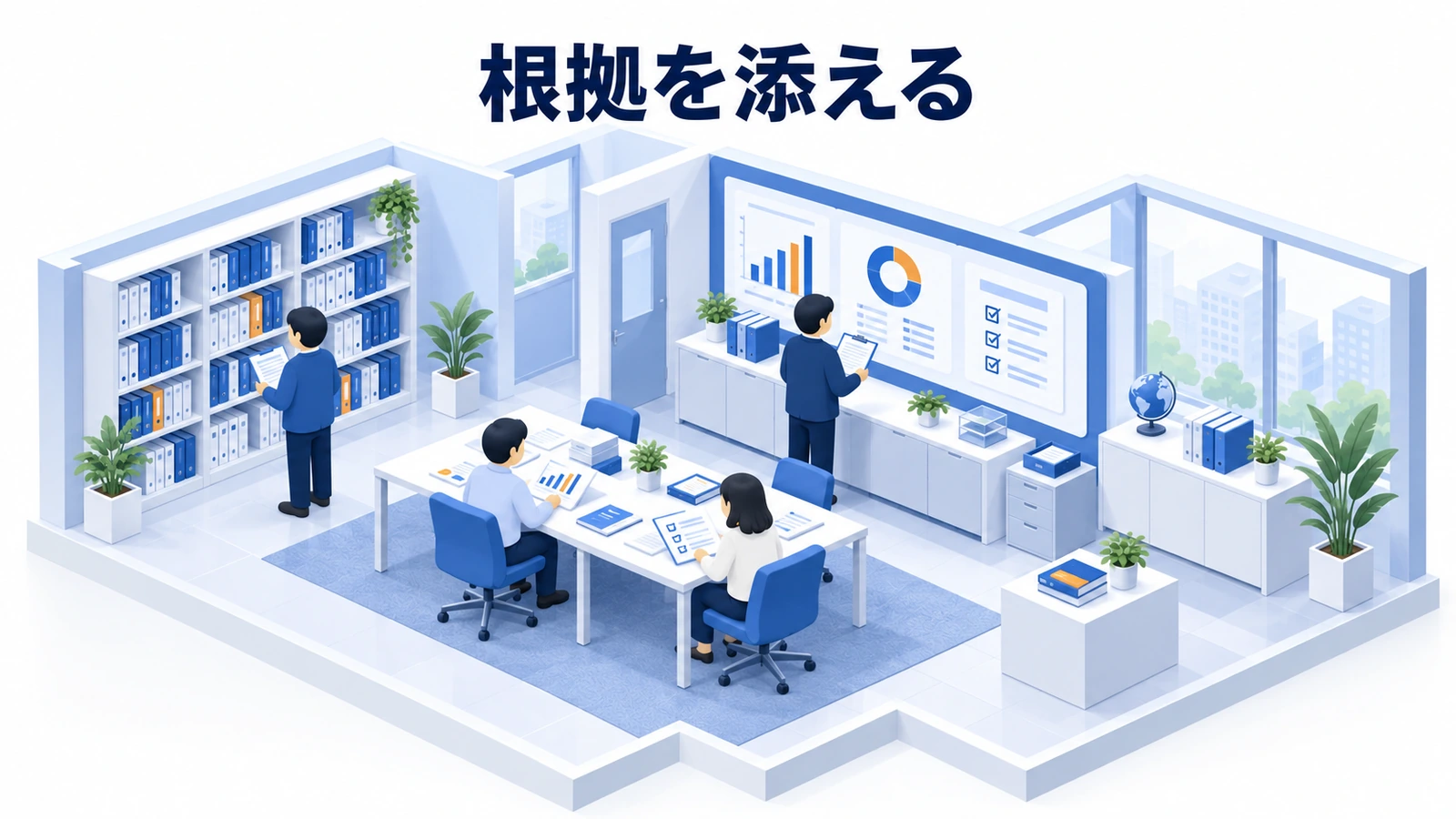 根拠を添える