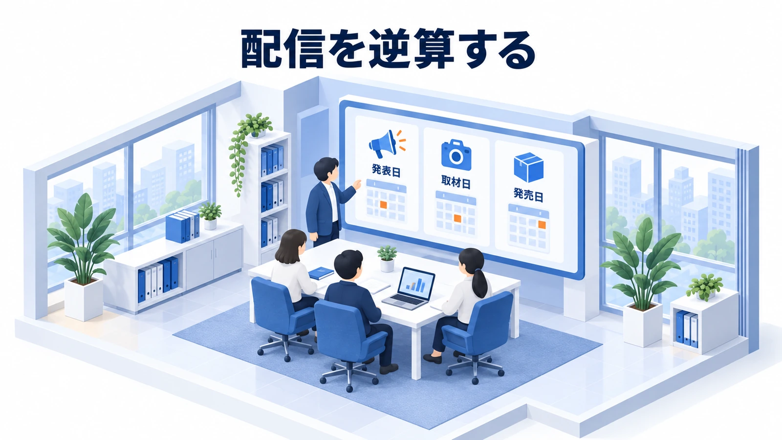 配信を逆算する