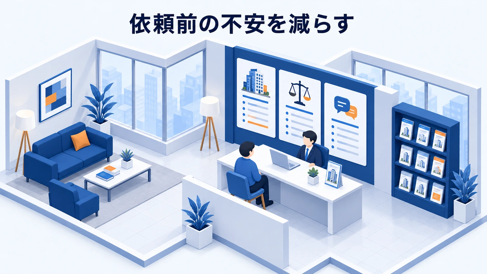 依頼前の不安を減らす