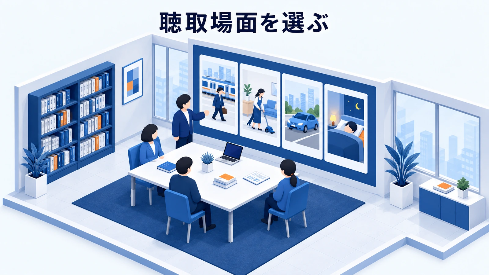 聴取場面を選ぶ