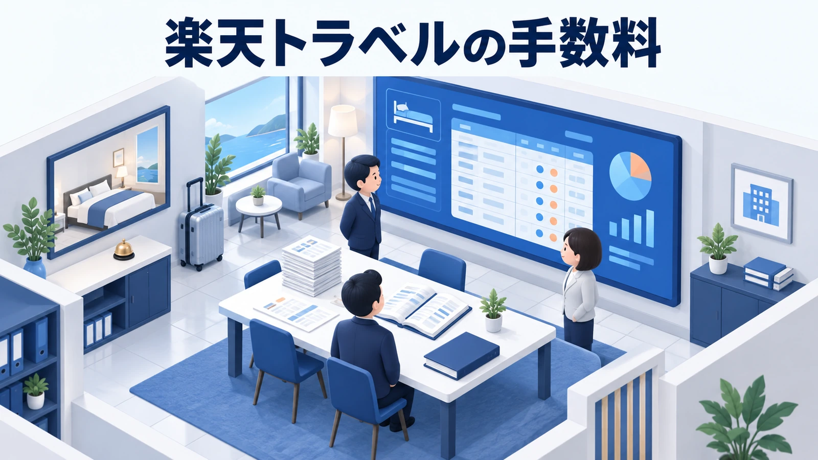 楽天トラベルの手数料の図解
