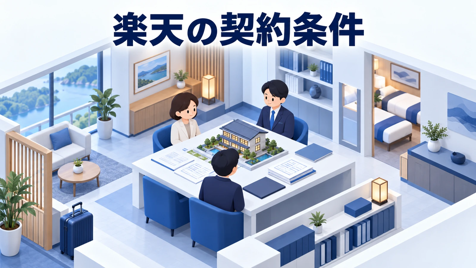 楽天トラベルの手数料は利用する契約とサービスで確認するの図解
