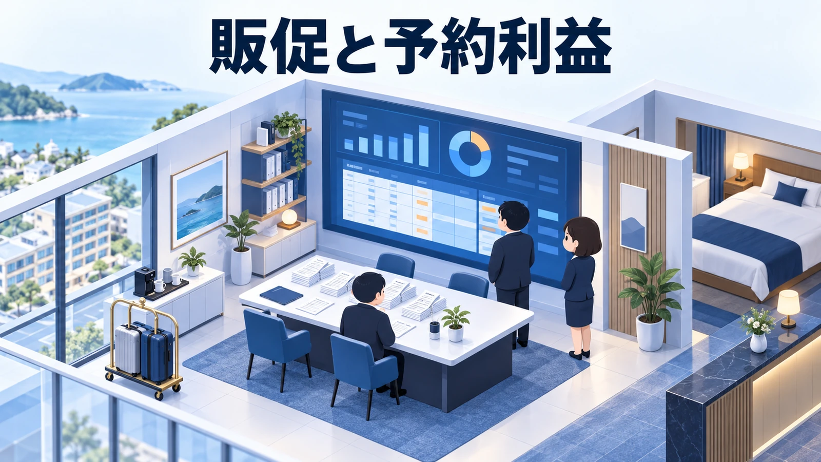 販促を増やす前に予約あたりの利益を計算するの図解