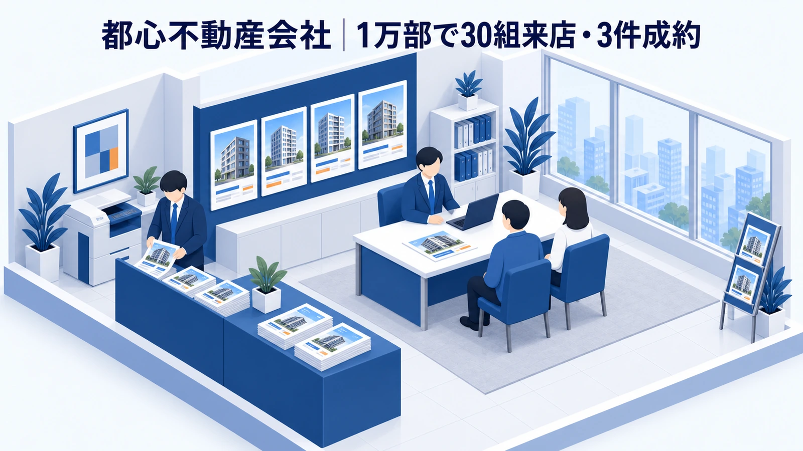 都心不動産会社の不動産集客事例
