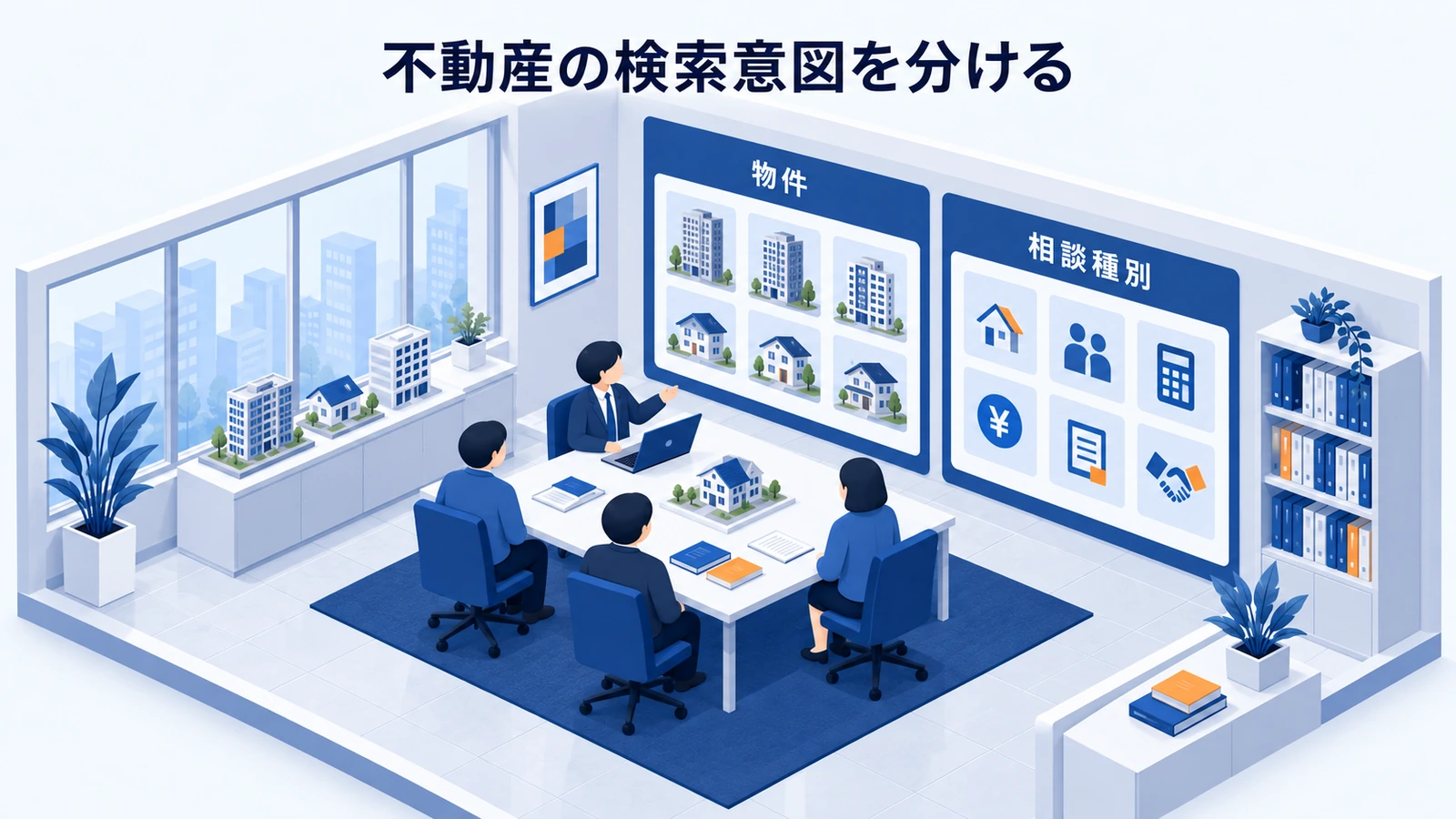 不動産の検索意図を分ける