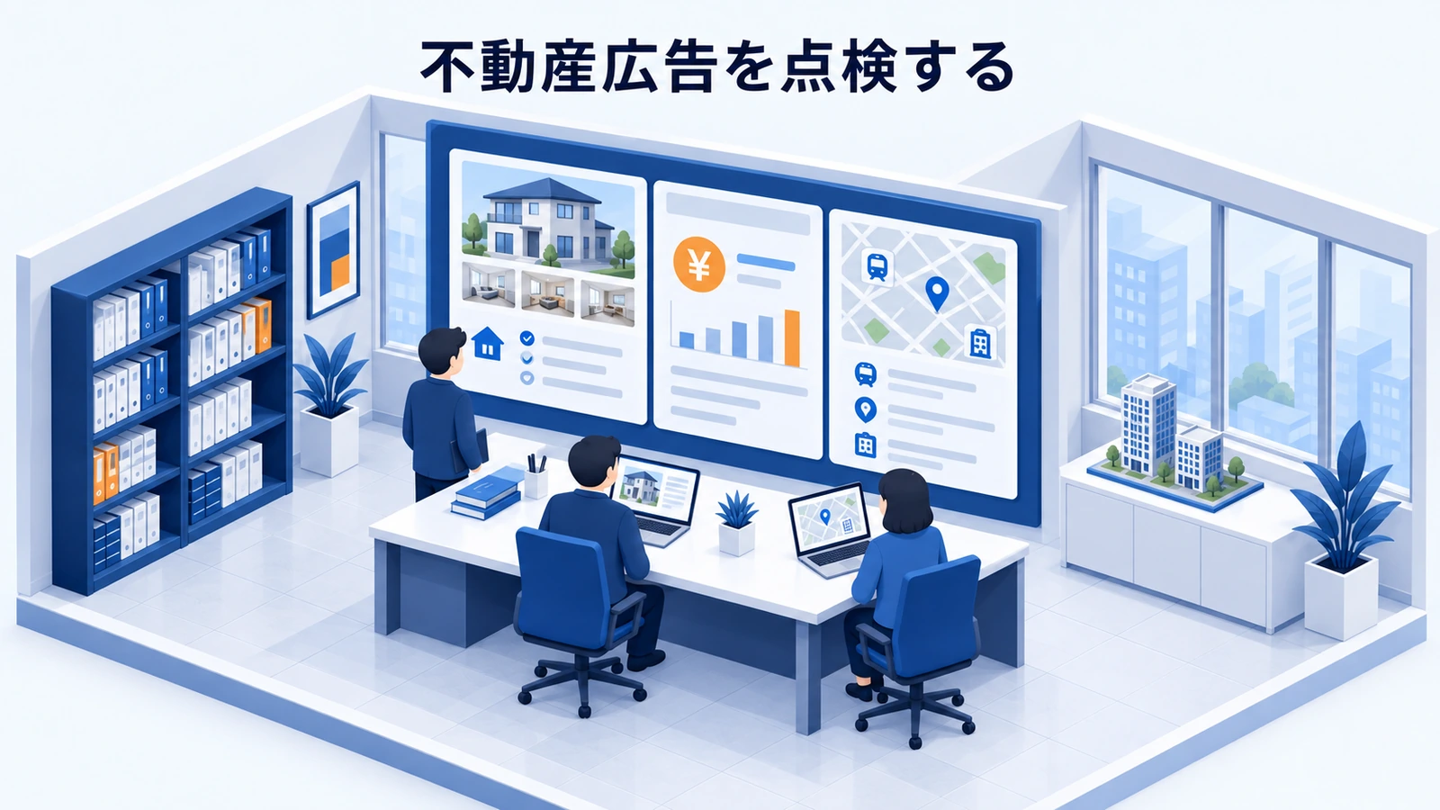 不動産広告を点検する