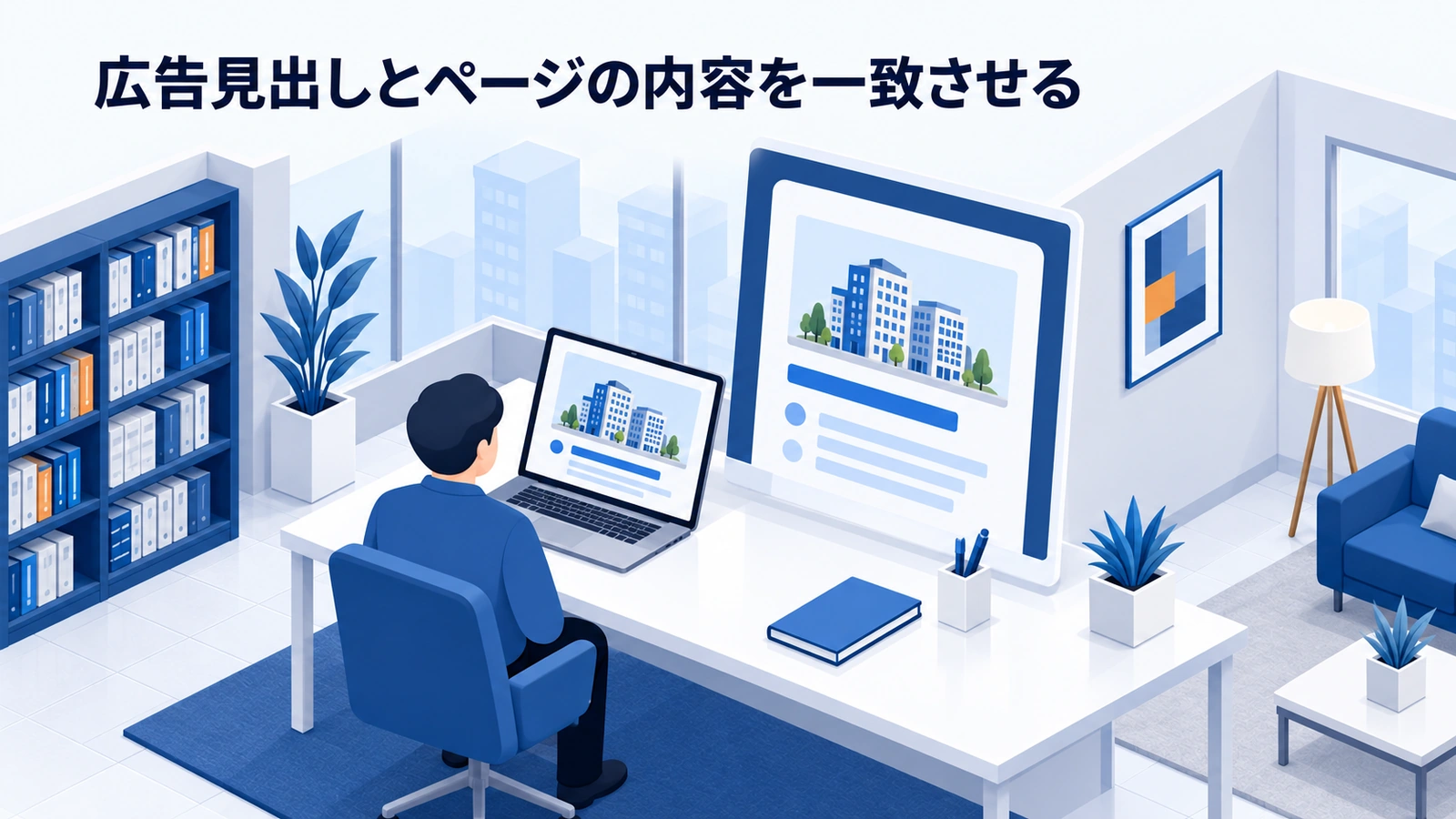 広告見出しとページの内容を一致させるを整理したImage 2.0図解