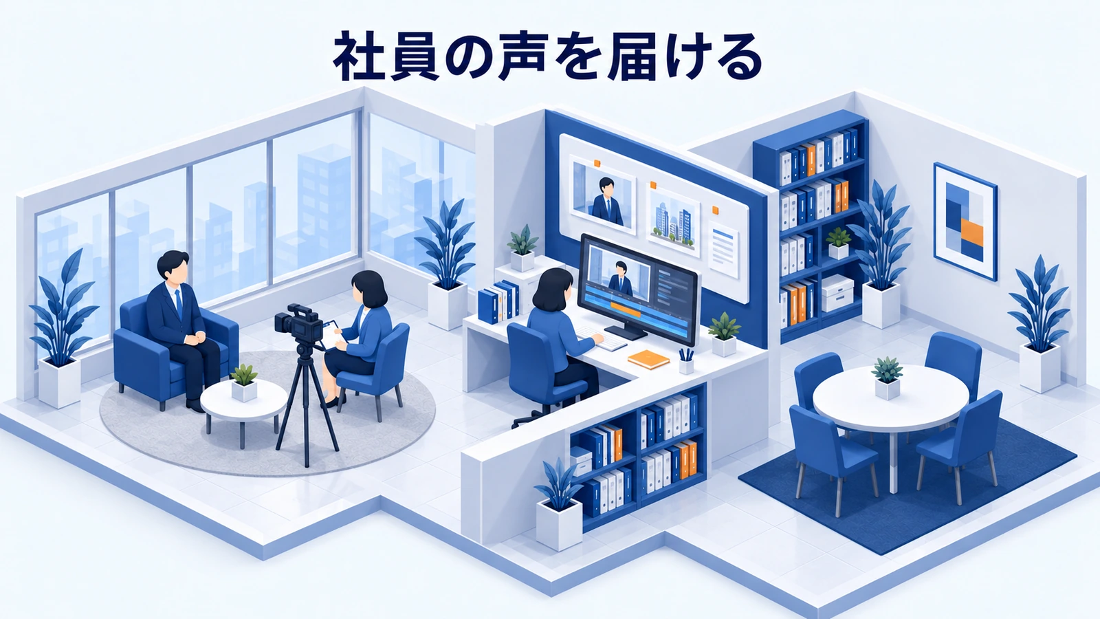社員の声を届ける