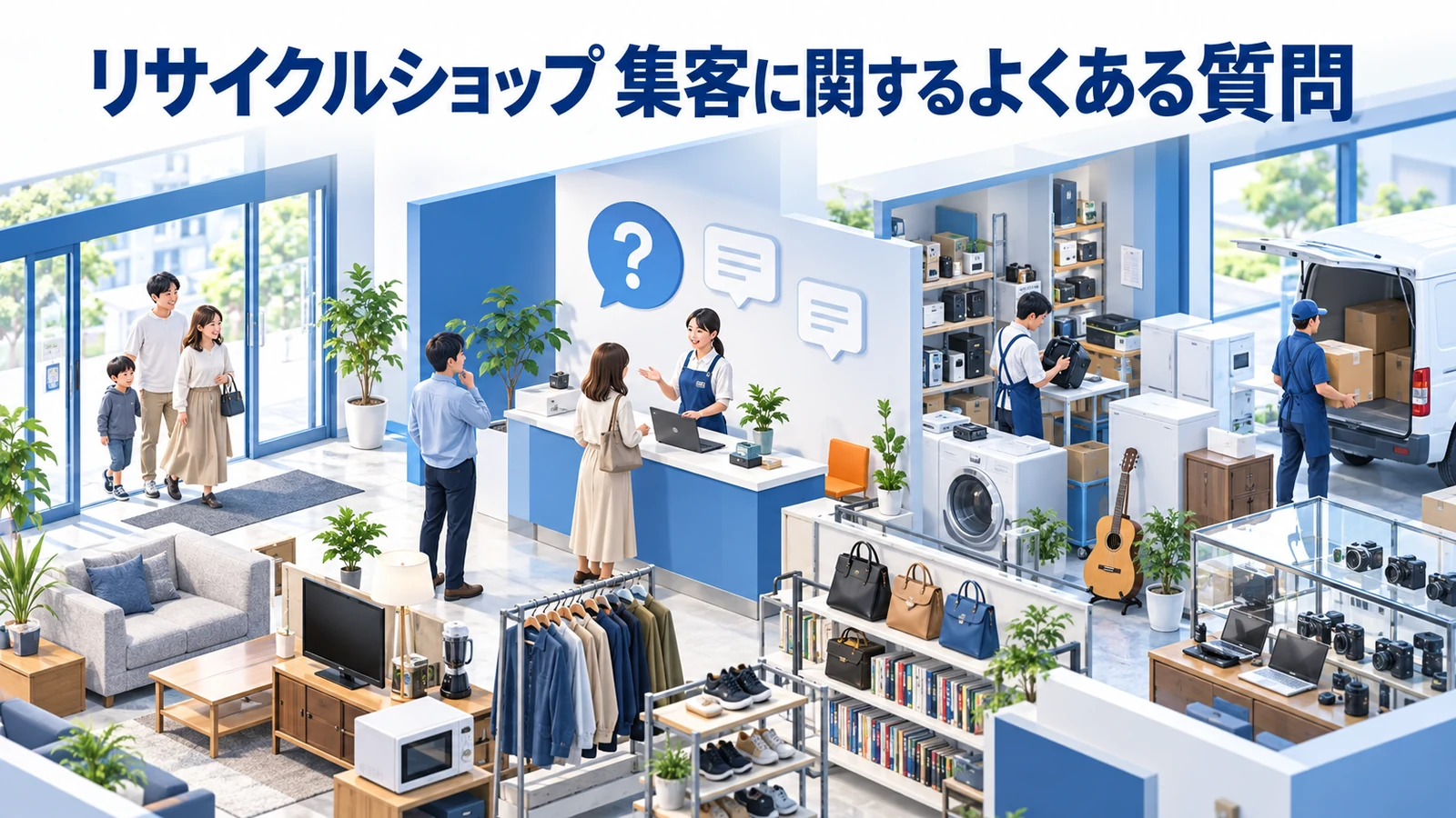 リサイクルショップ 集客の疑問を整理したImage 2.0図解