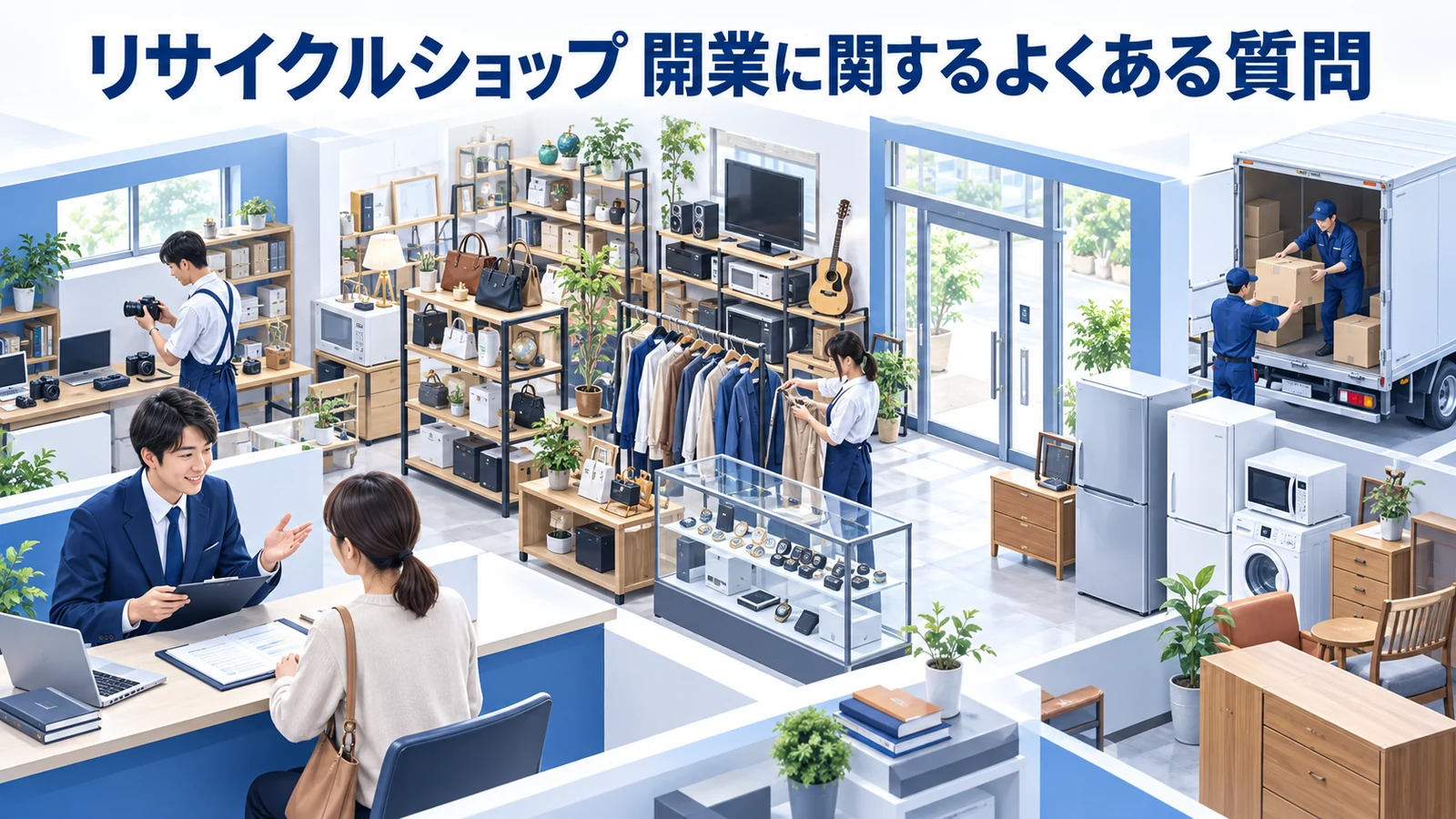リサイクルショップ 開業の疑問を整理したImage 2.0図解