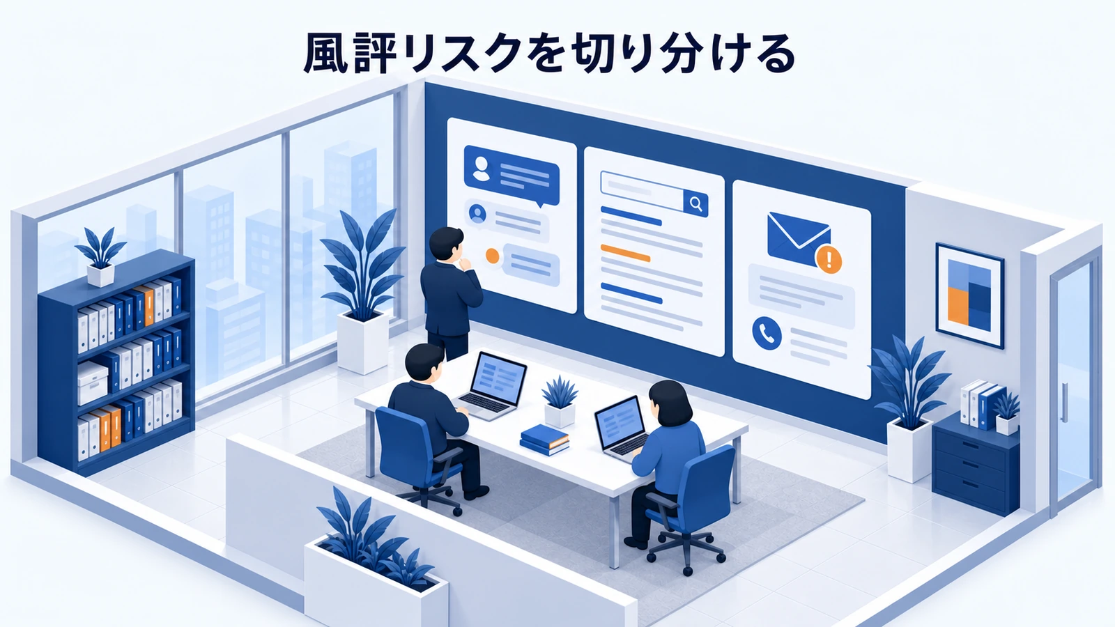 風評リスクを切り分ける