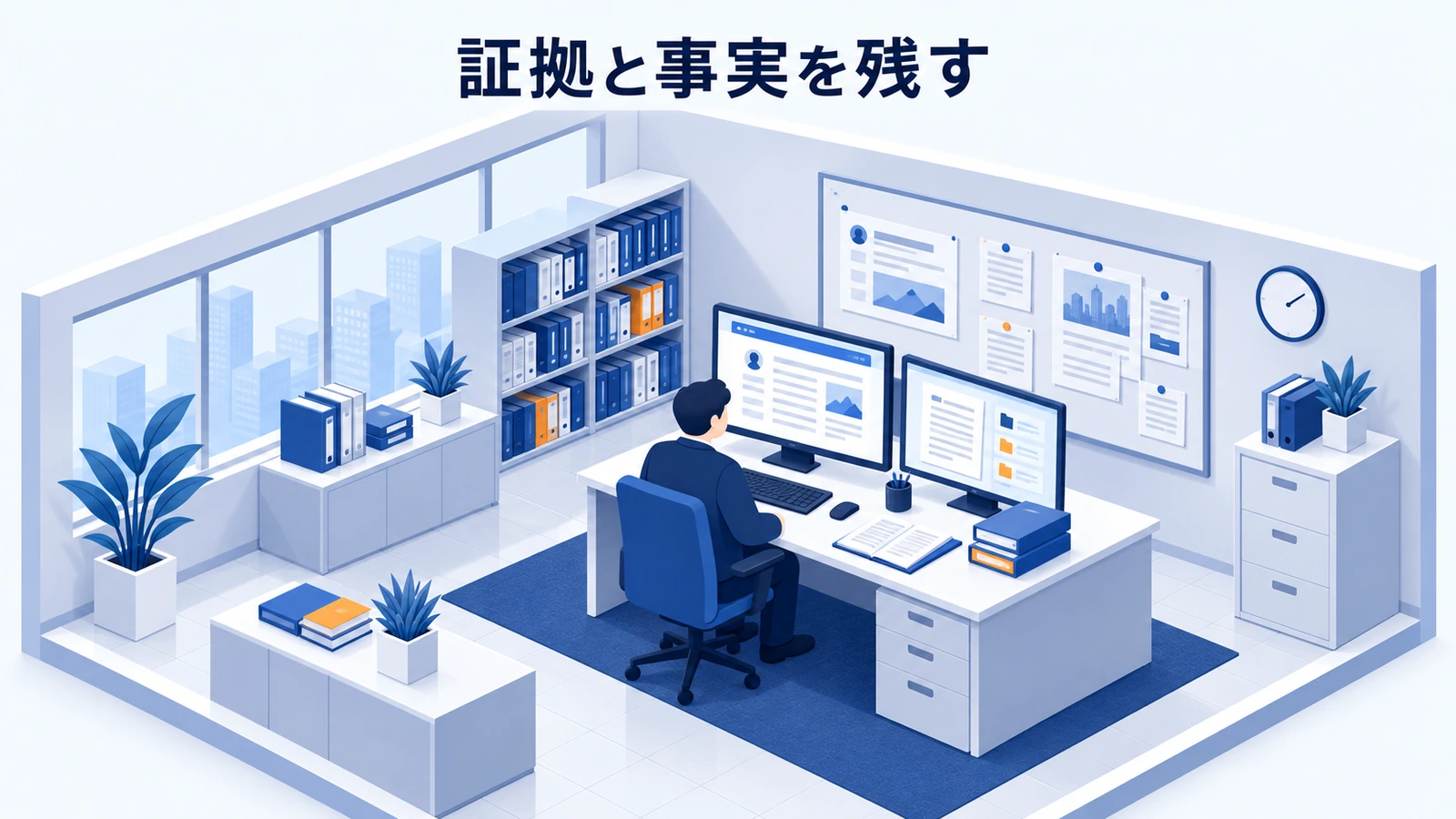 証拠と事実を残す