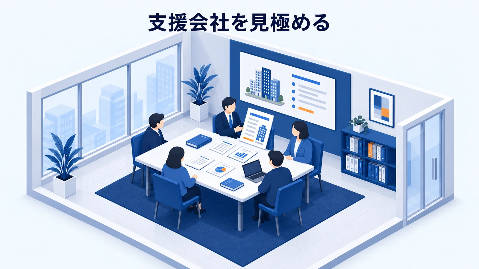 支援会社を見極める
