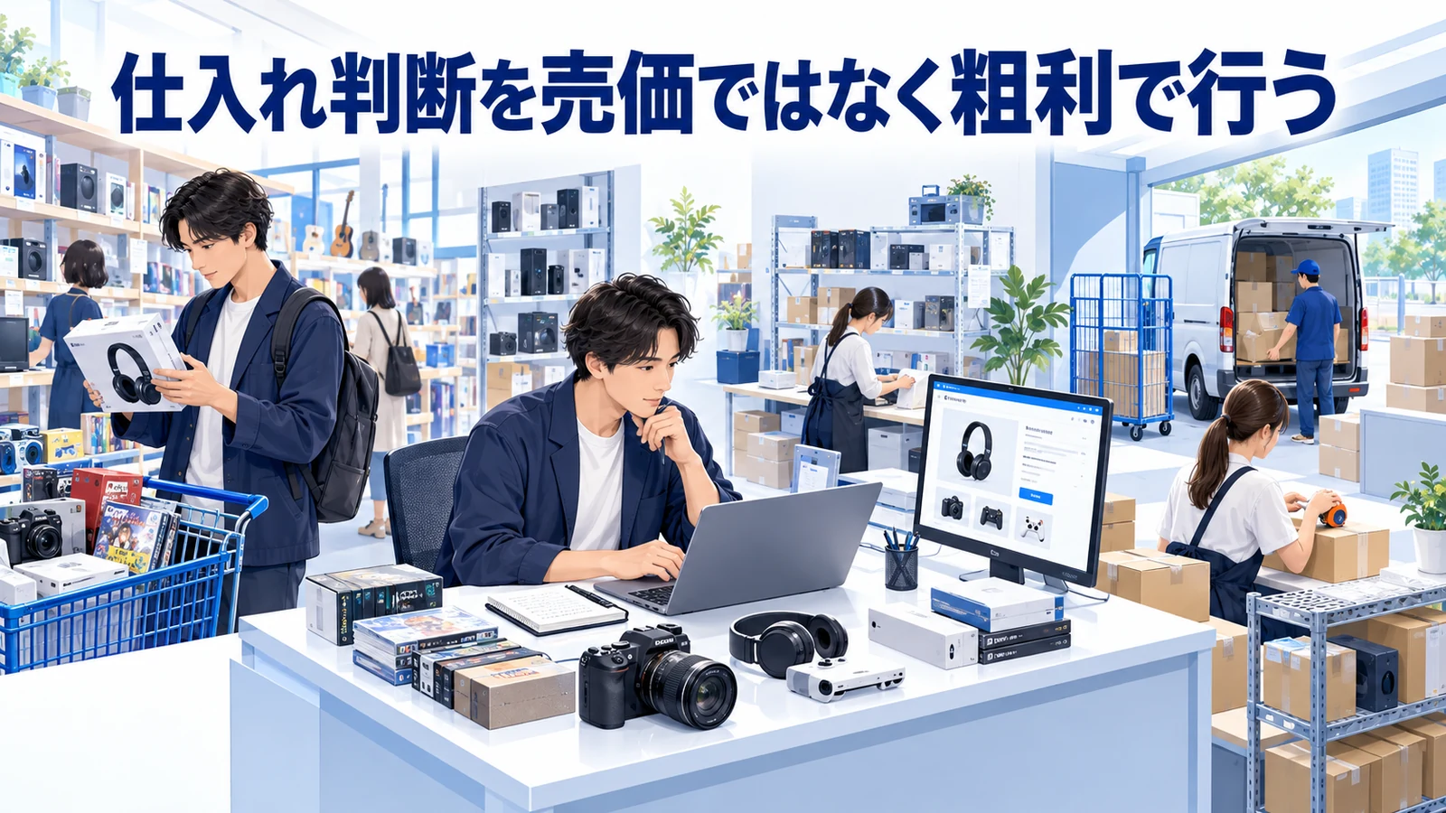 仕入れ判断を売価ではなく粗利で行うを整理したImage 2.0図解