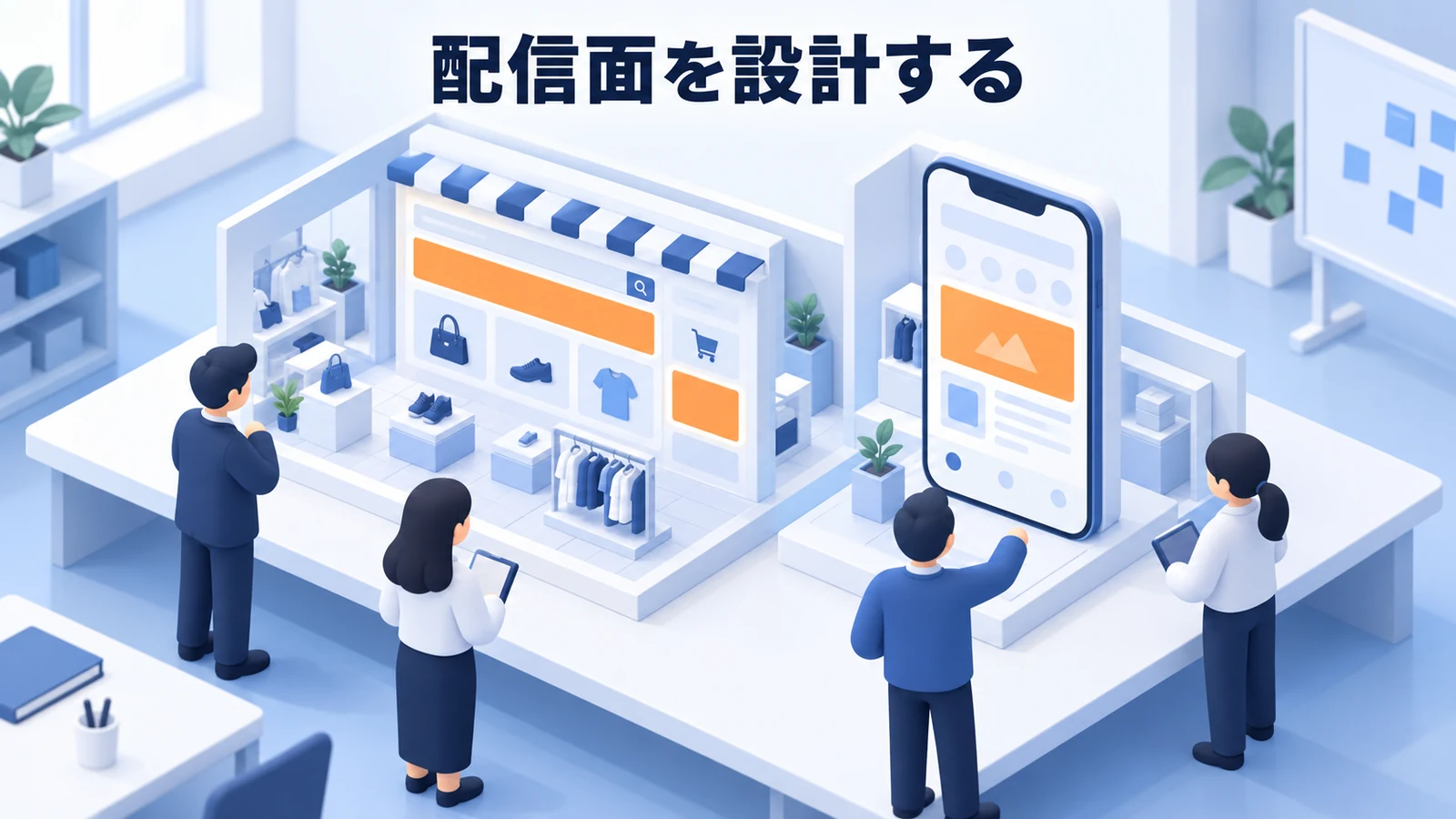配信面を設計する