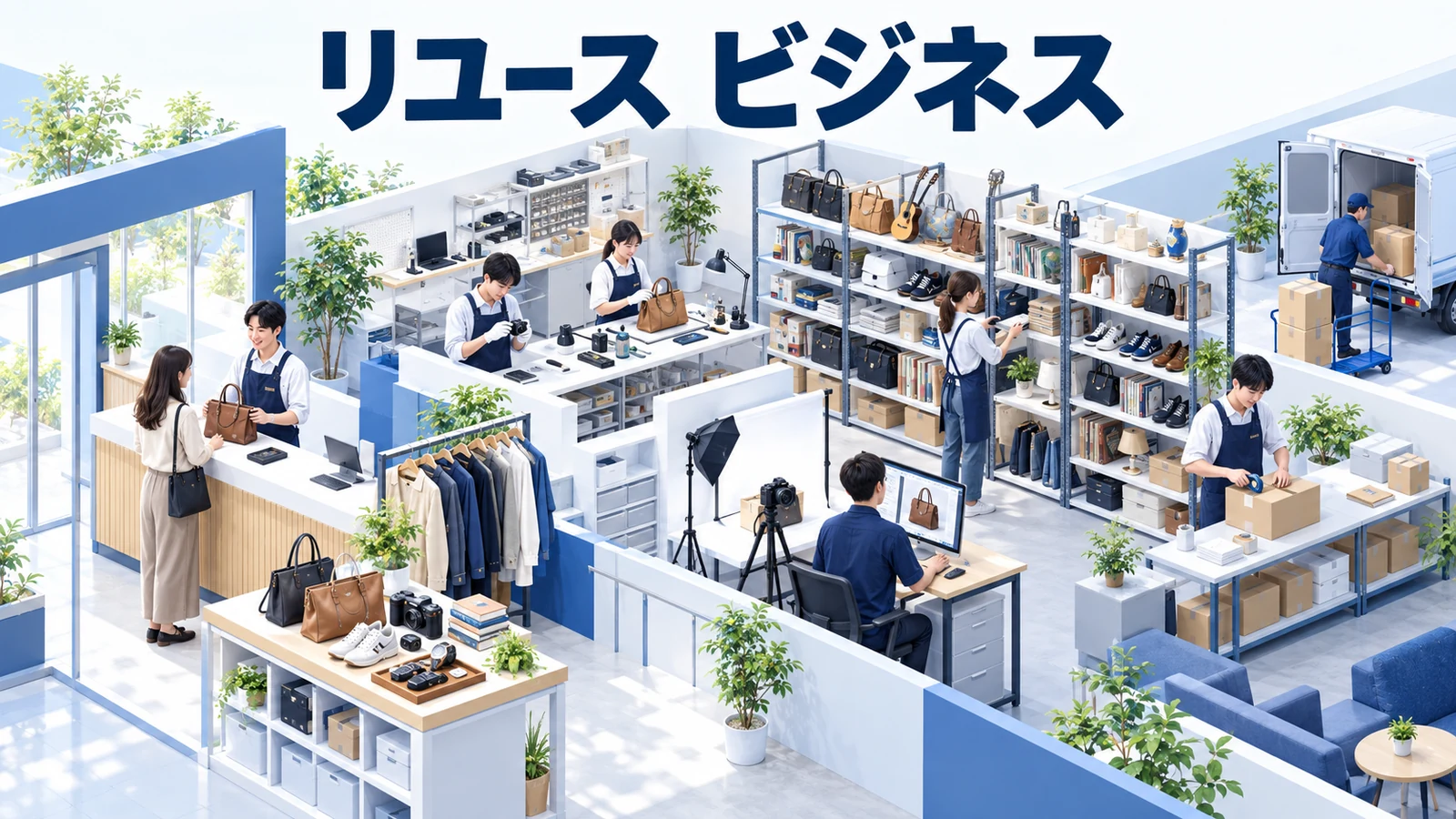 リユース ビジネスを整理したImage 2.0図解