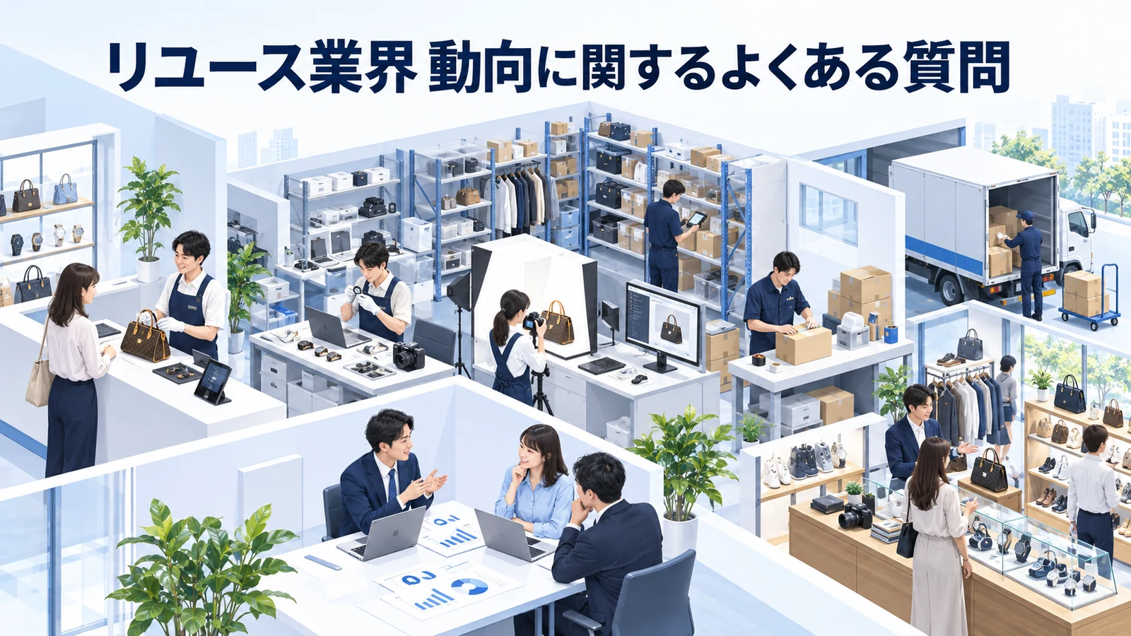 リユース業界 動向の疑問を整理したImage 2.0図解