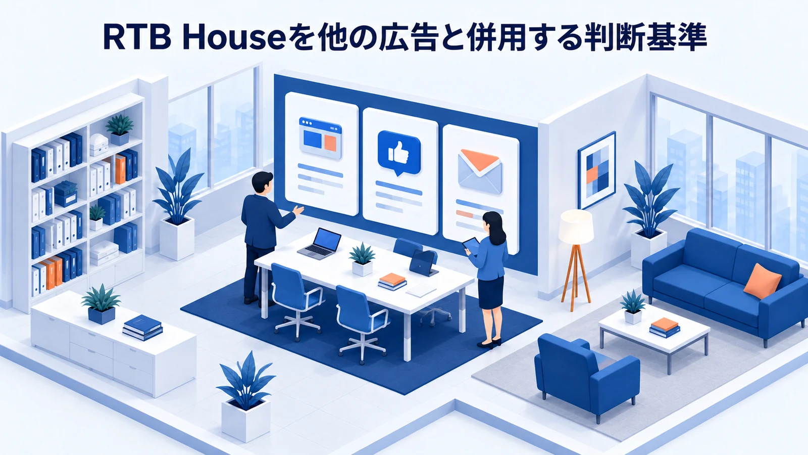 RTB Houseを他の広告と併用する判断基準を整理したImage 2.0図解