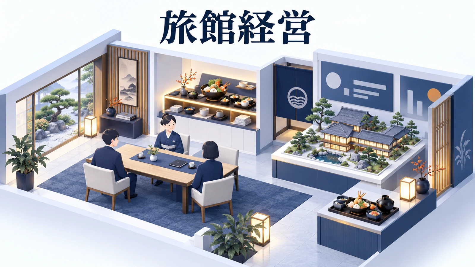 旅館経営の図解