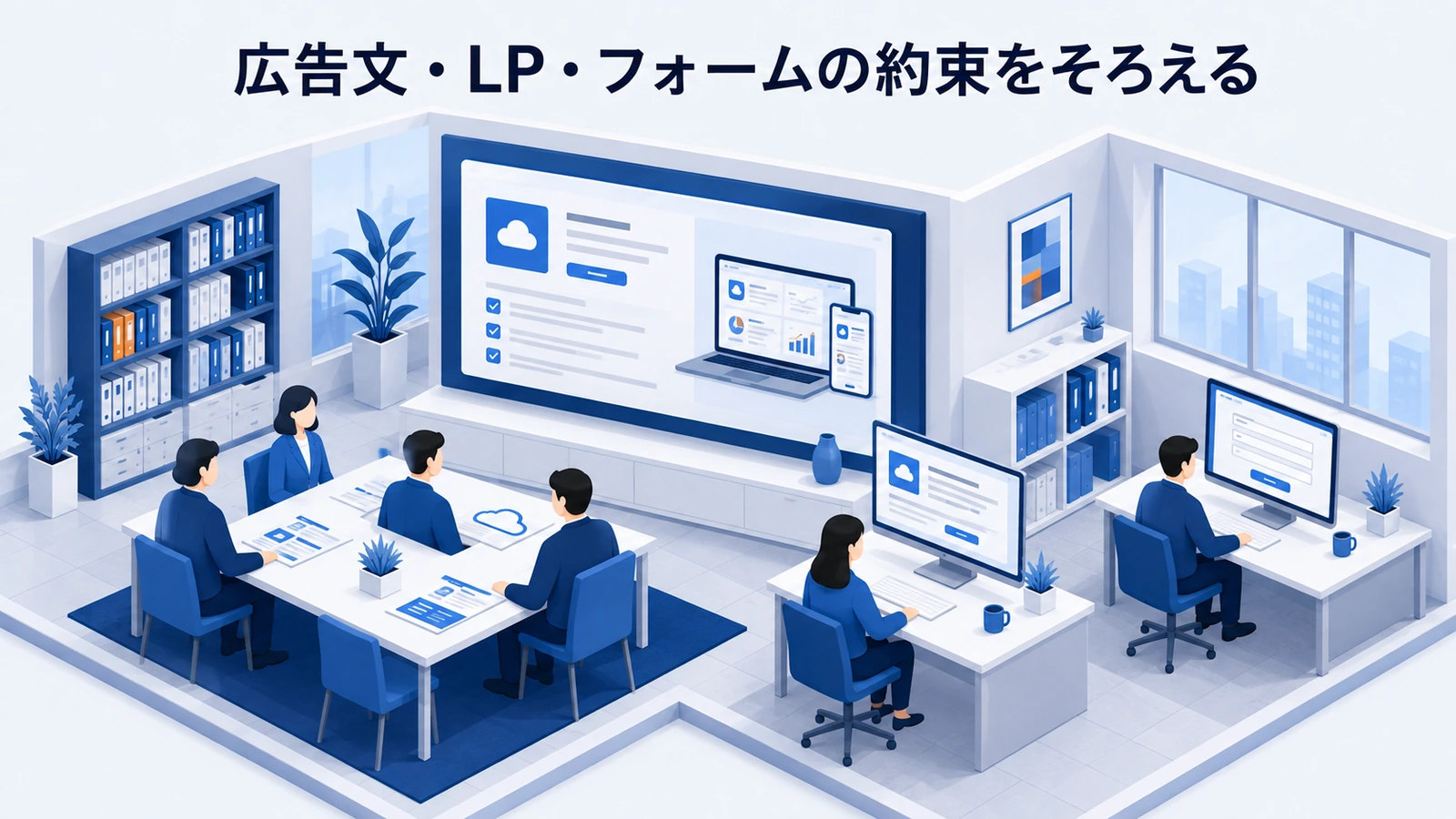 「広告文・LP・フォームの約束をそろえる」の要点を整理したImage 2.0図解