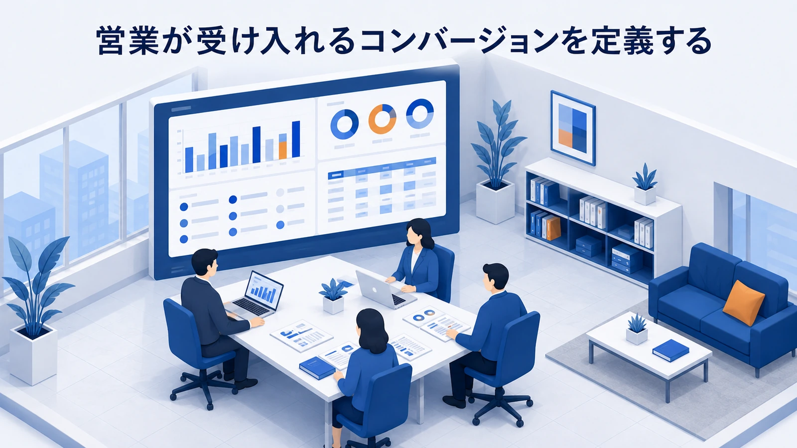 「営業が受け入れるコンバージョンを定義する」の要点を整理したImage 2.0図解