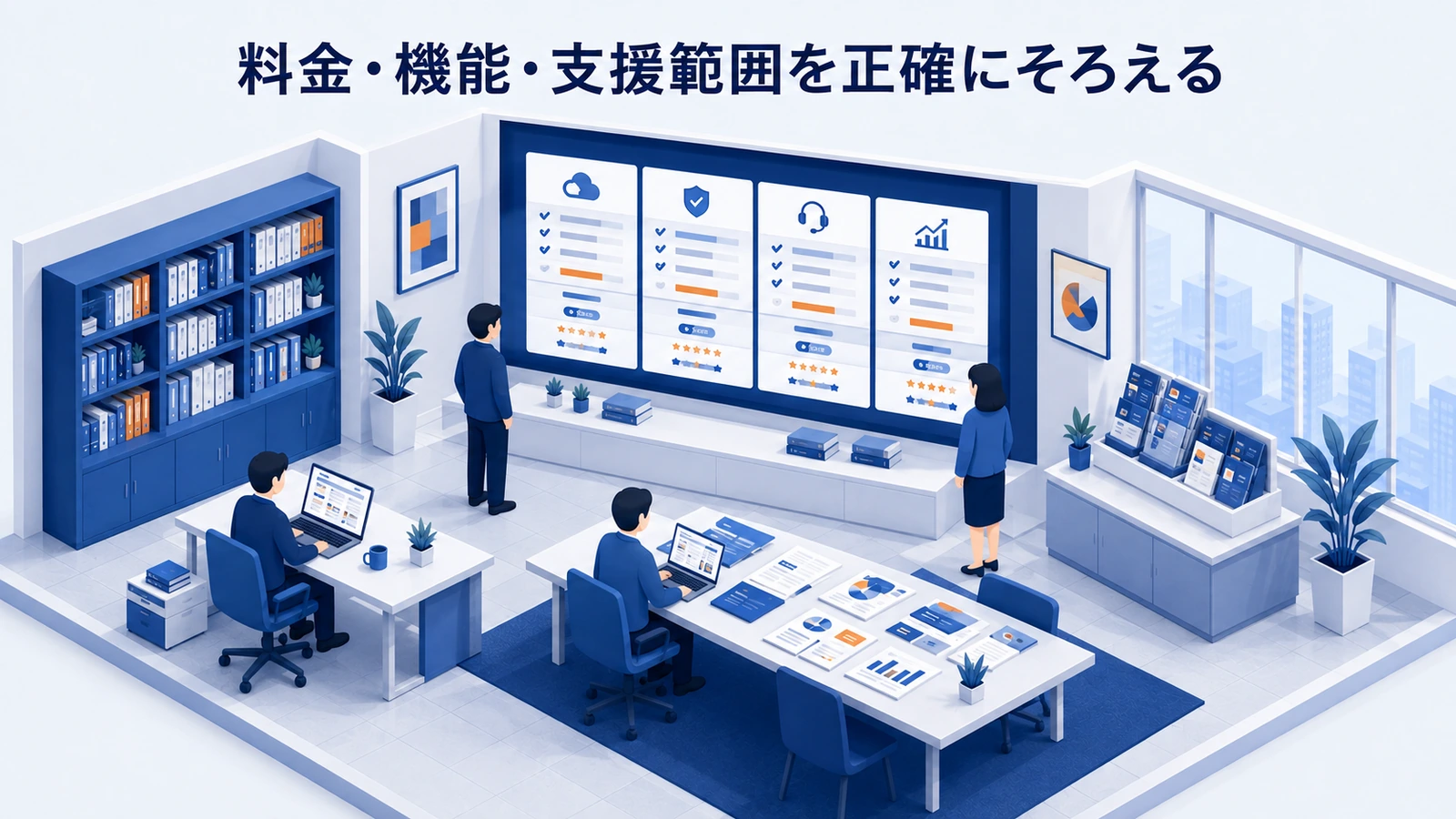 「料金・機能・支援範囲を正確にそろえる」の要点を整理したImage 2.0図解